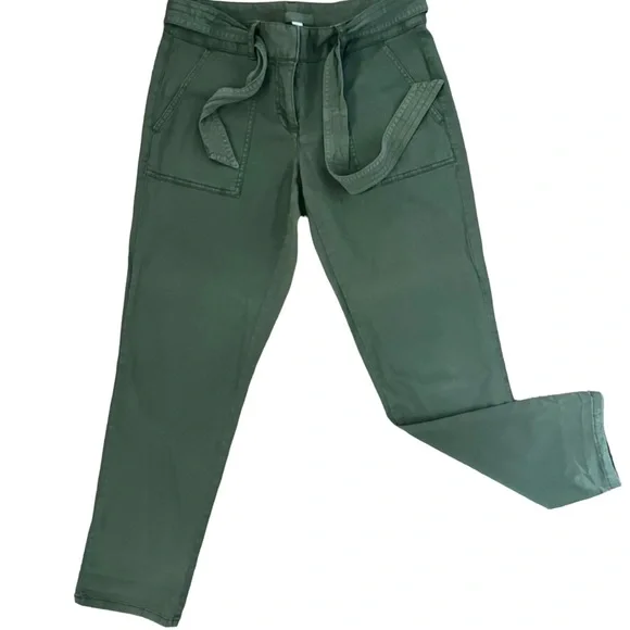 Ann Taylor Loft Cargo Tie-Belt in Army Green in Size 6 - Picture 2 of 7